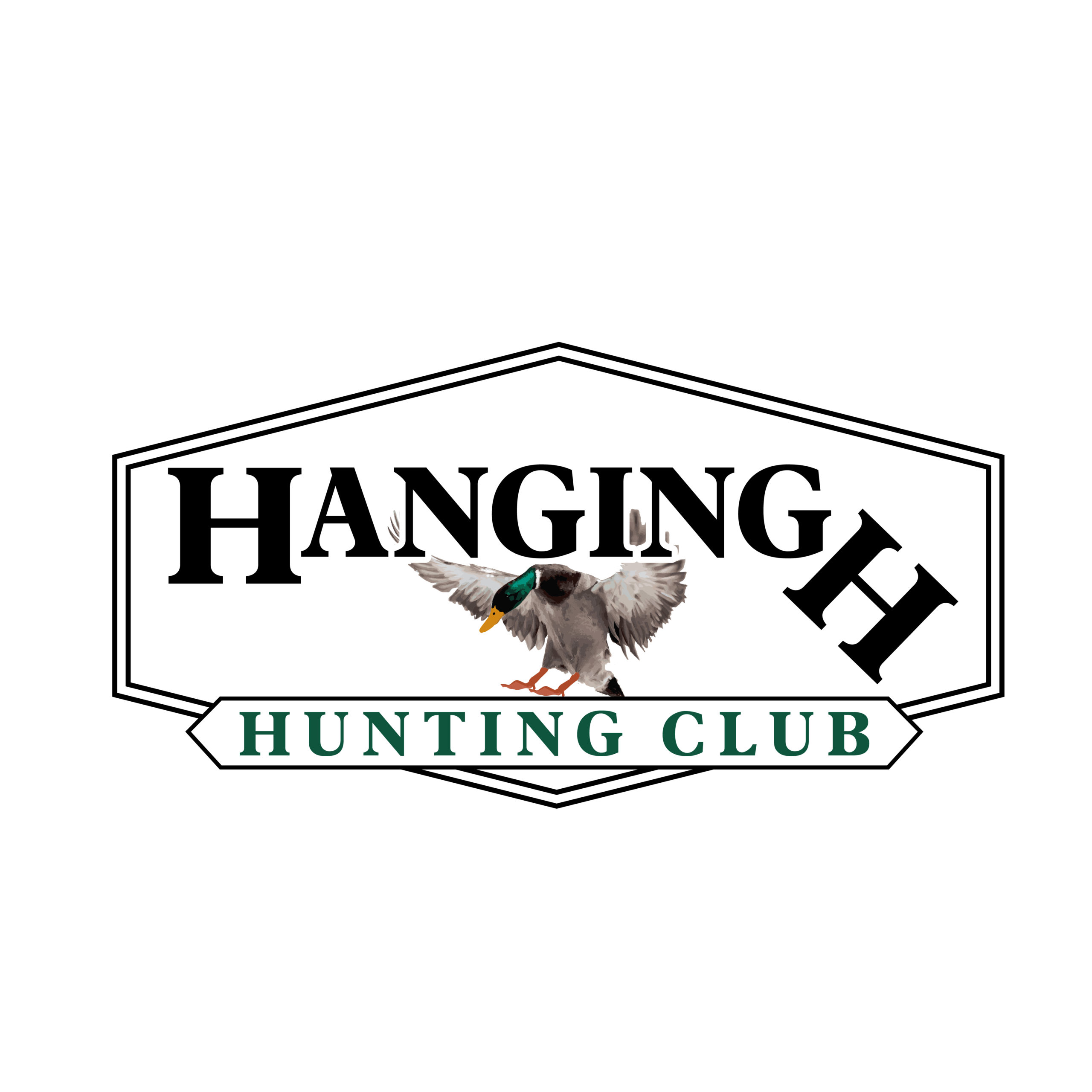 Hanging H Hunting Club Logo